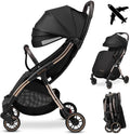 LIONELO Julie One Poussette canne legere Ultra compacte Pliable en un seul geste (0-22 kg), sac de transport, repose-pieds dossier, réglable jusqu'à, moustiquaire