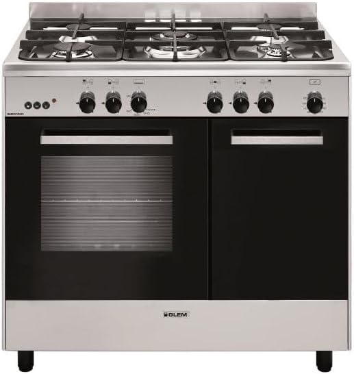 Piano De Cuisson Gaz 66l 5 Feux Inox/noir - GA960PCGIX