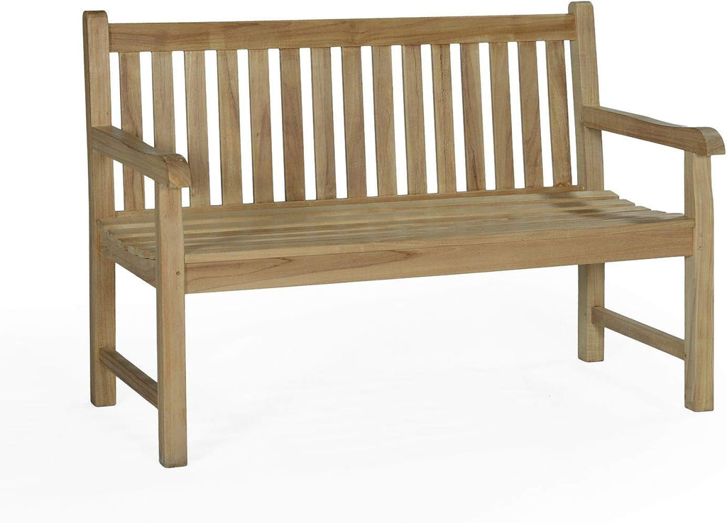 Teck'Attitude Banc en Teck Massif Notting Hill 130 cm