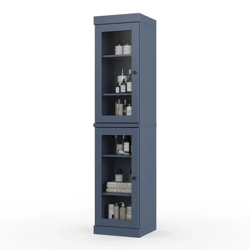 Meuble sous-vasque 100 % bois massif 42 cm avec portes en option par Palace Imports