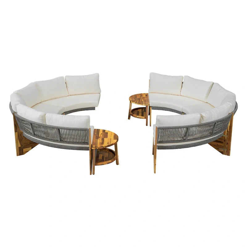6-Person Outdoor Seating Group with Cushions & 1Coffee Table