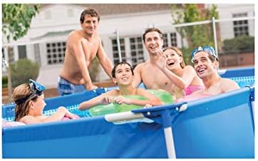 Intex - 28275FS - Kit Piscine Metal Frame Junior Rectangulaire Tubulaire (l) 3,00 x (l) 2,00 x (h) 0,75m avec Epurateur à Cartouche 1 m3/h