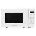 Four à micro-ondes numérique à LED de 0,7 pi³ et 700 W, blanc, avec sécurité enfant