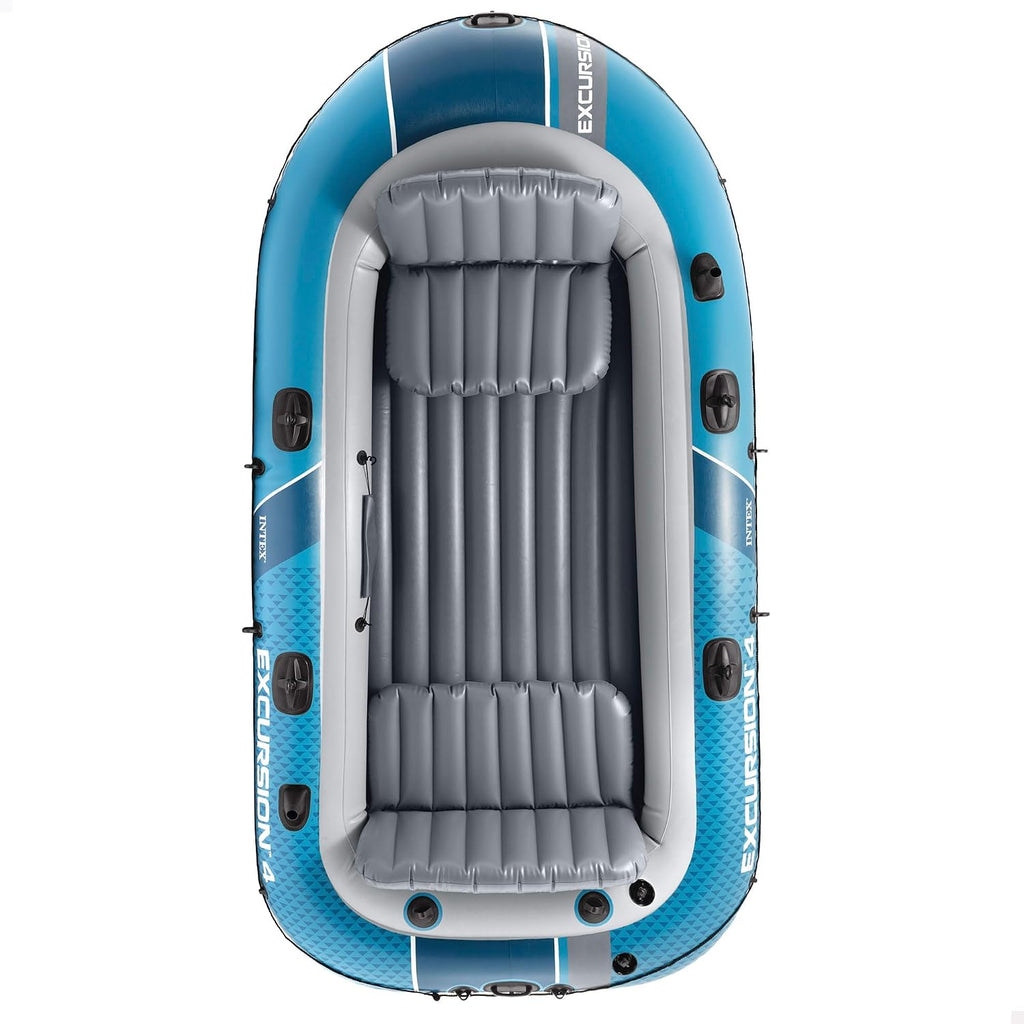 Intex Excursion 4 Ensemble de Bateau 66324NP (Gonflé: 315 x 165 x 43 cm)