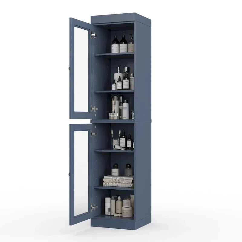 Meuble sous-vasque 100 % bois massif 42 cm avec portes en option par Palace Imports