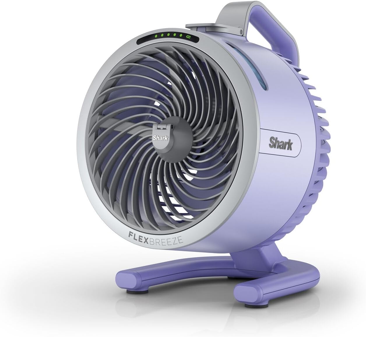 Shark FlexBreeze HydroGo, ventilateur brumisateur portable, rafraîchisseur d'air silencieux intérieur/extérieur, discret et durable, avec/sans fil, léger, 5 réglages de vitesse, Lila FA050EULV