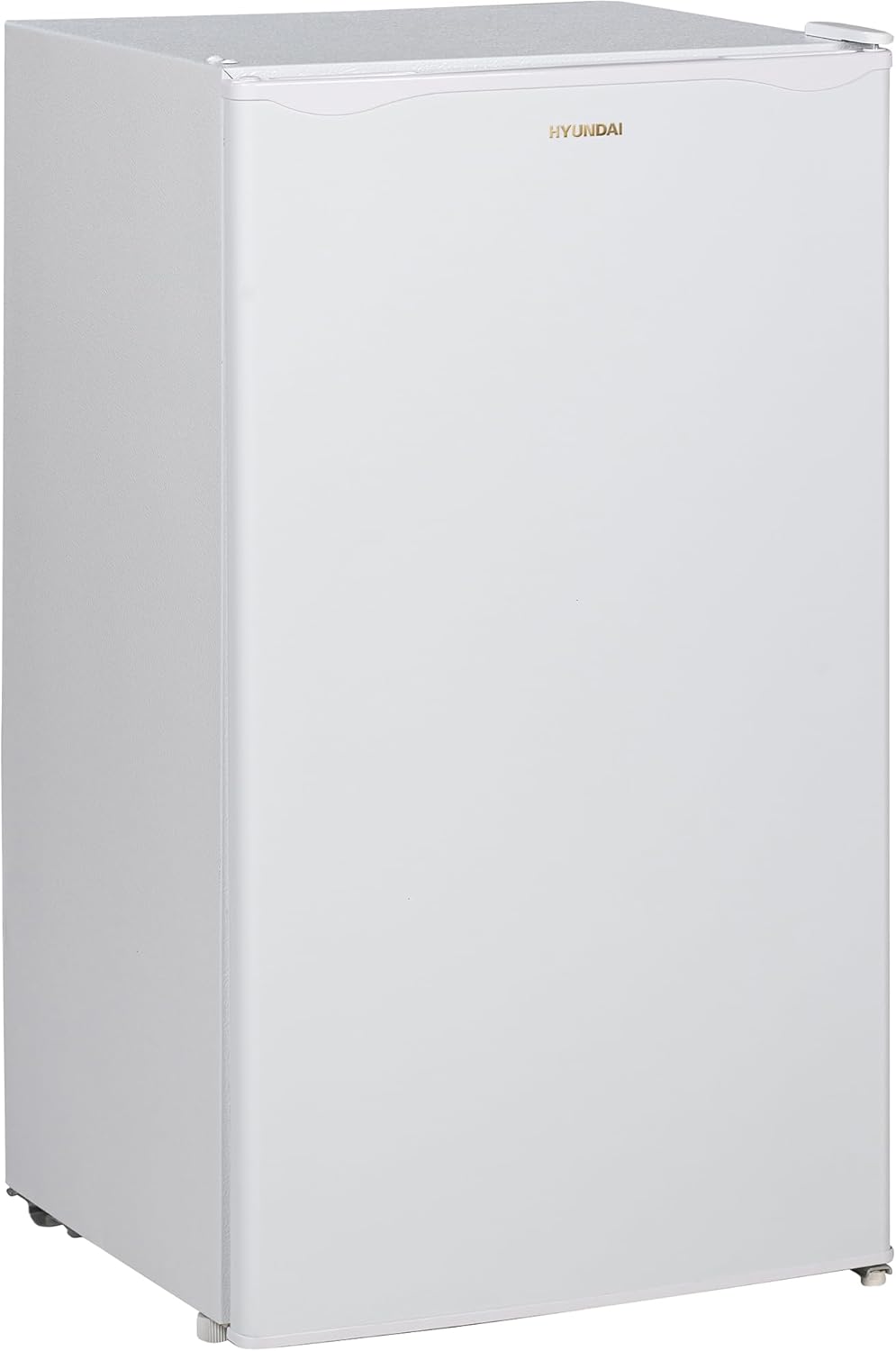 HYUNDAI Réfrigérateur Table Top 90 L Keep Fresh, Compact avec Freezer, Porte Réversible, 2 Clayettes Verre, Bac à Légumes, 41 dB (Blanc)