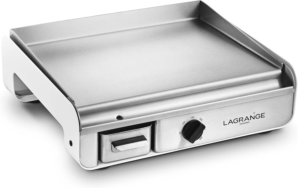Lagrange 219104 Plancha Pro Blanche, 2300W