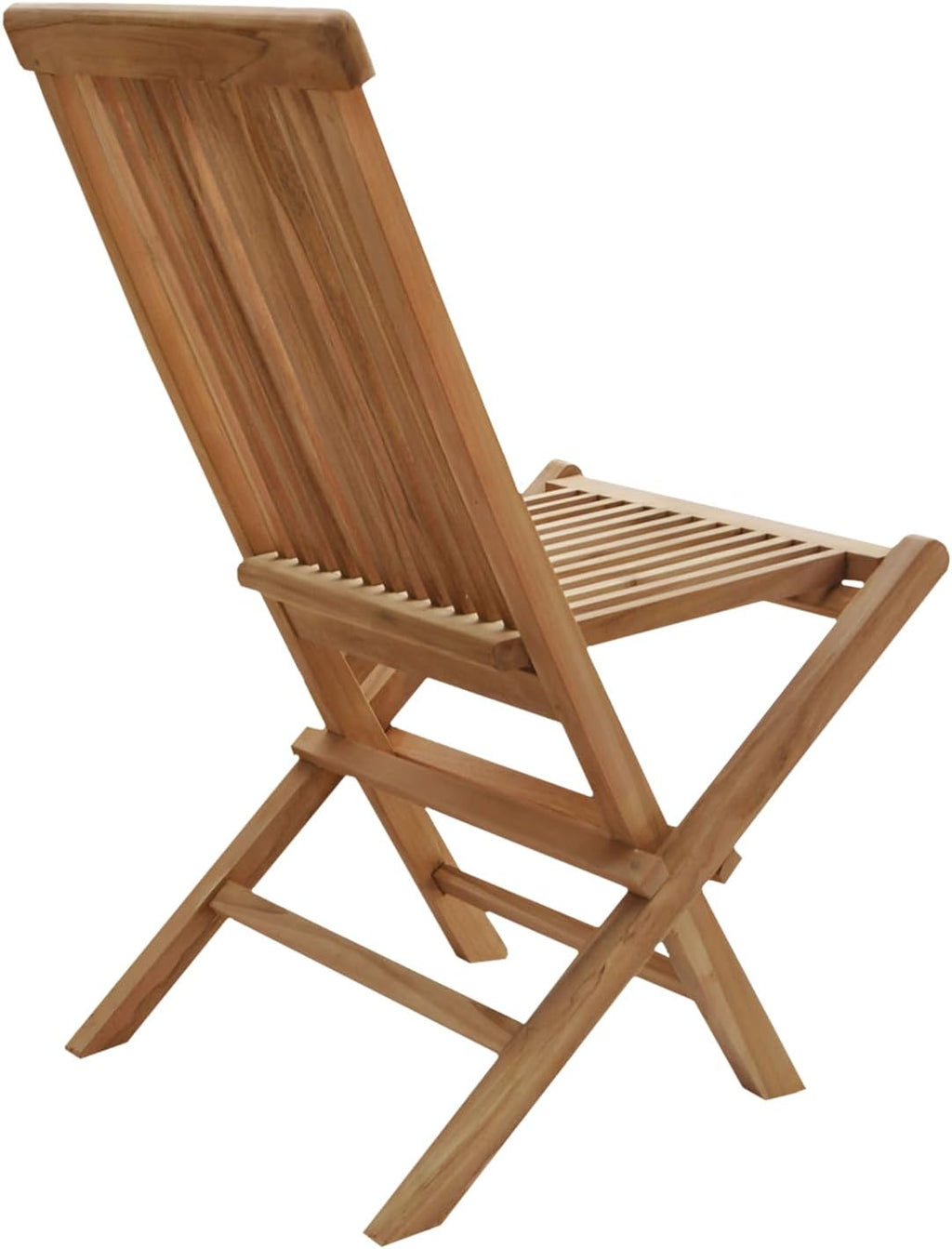 Happy Garden Lot de 6 chaises de Jardin Pliantes en Teck Lombok.