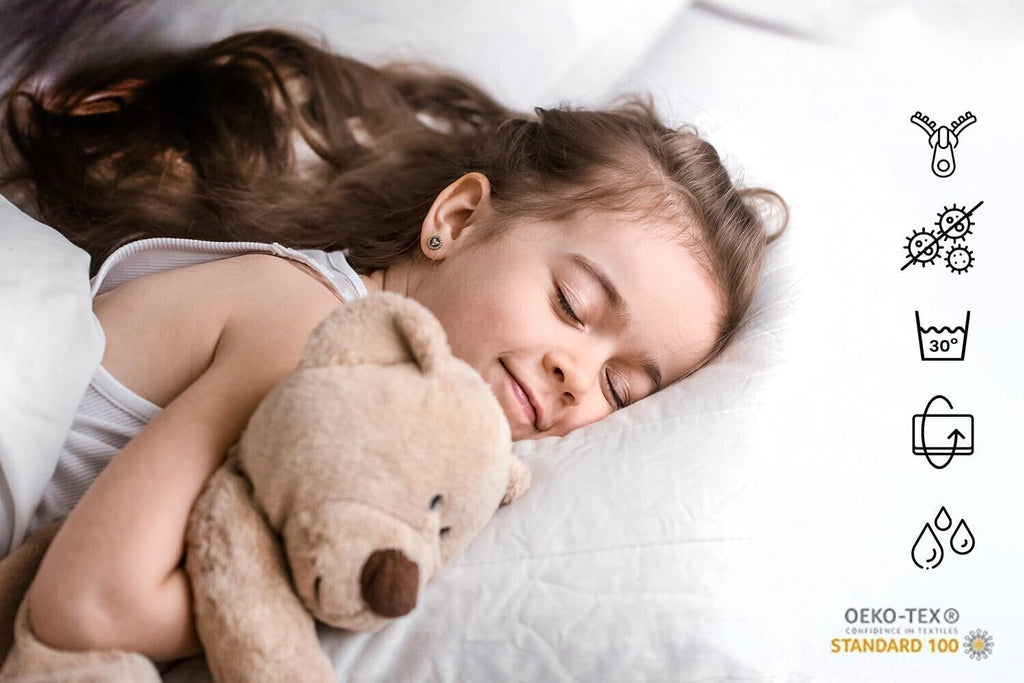 KOBI Lit Enfant LUK avec Matelas, Blanc | pour Chambres d'enfants | pour Un garçon et Une Fille | Lit Bebe pour Enfants | (avec tiroir, 140x70)
