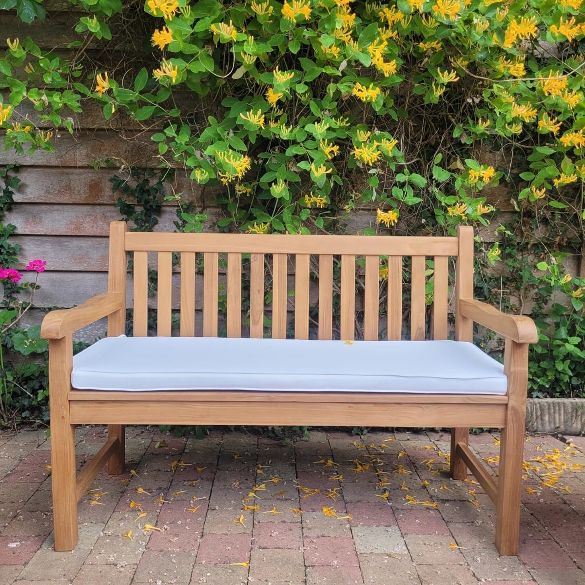 Teck'Attitude Banc en Teck Massif Notting Hill 130 cm
