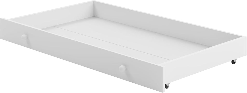 KOBI Lit Enfant LUK avec Matelas, Blanc | pour Chambres d'enfants | pour Un garçon et Une Fille | Lit Bebe pour Enfants | (avec tiroir, 140x70)