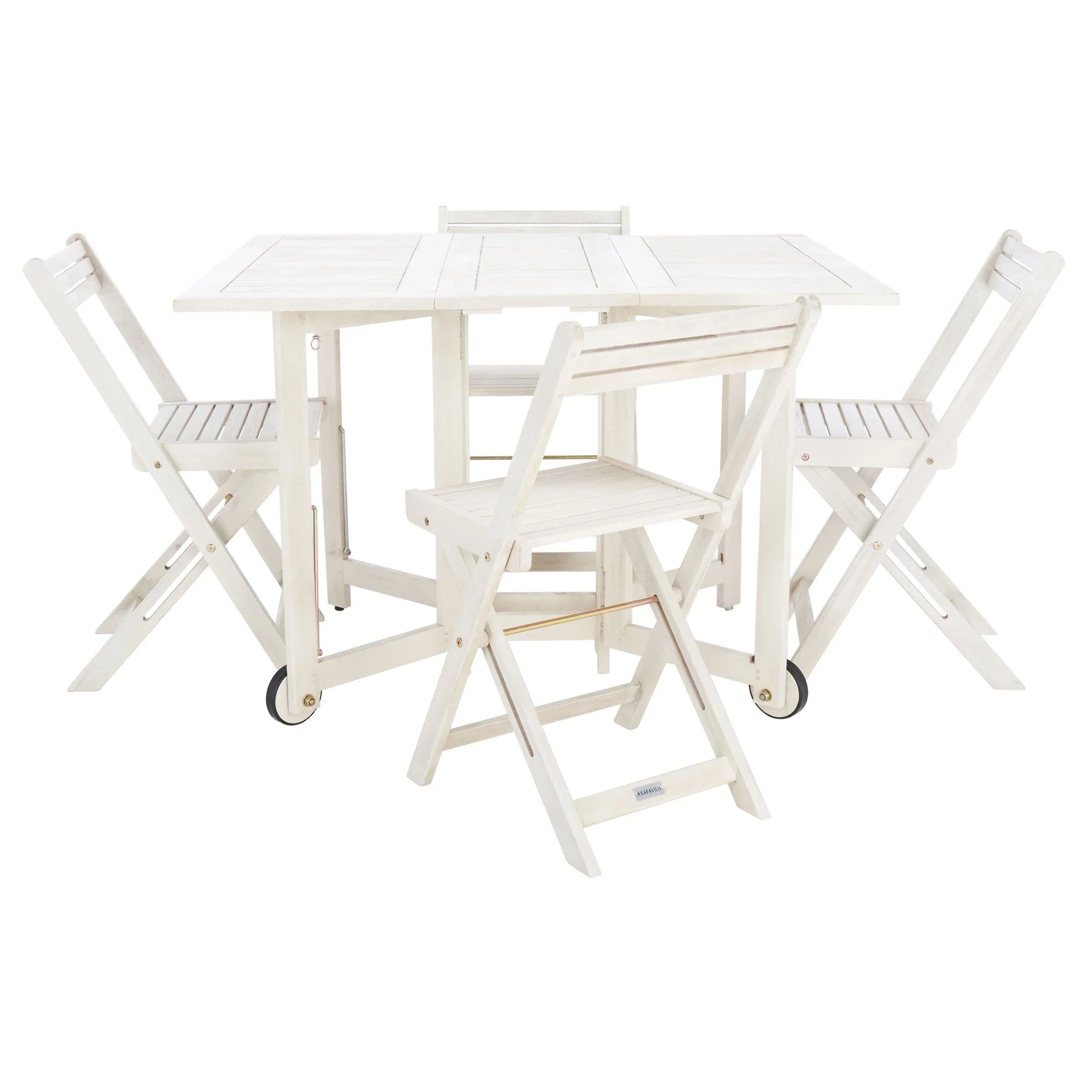 Ensemble de table à manger d'extérieur SAFAVIEH Outdoor Brandy 5 pièces - 43Lx35Px29H