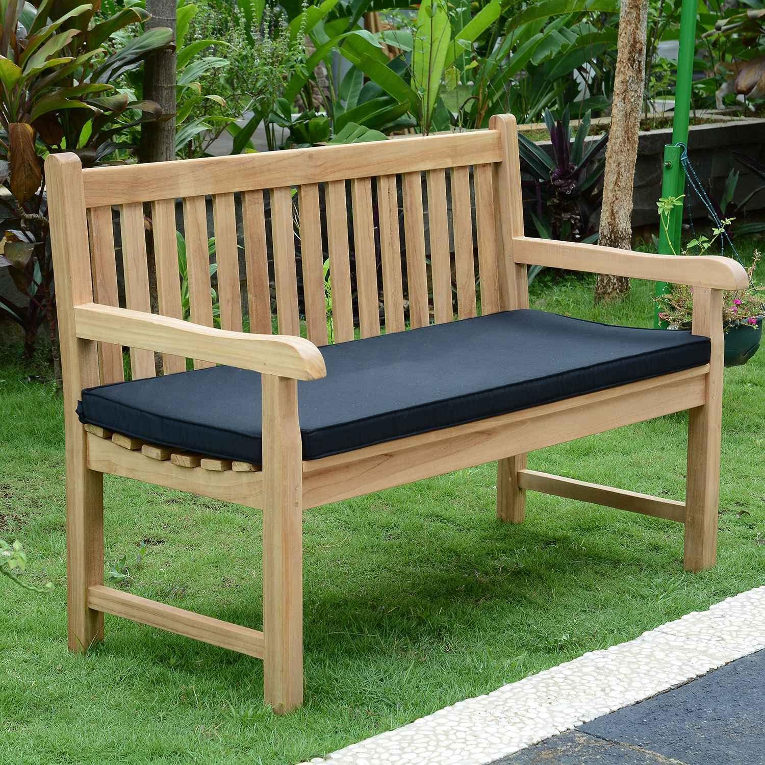 Teck'Attitude Banc en Teck Massif Notting Hill 130 cm