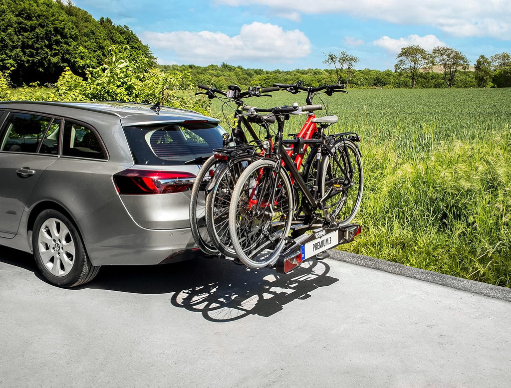 EUFAB porte-vélos Premium 11522 pour 3 vélos, attelage, pliable