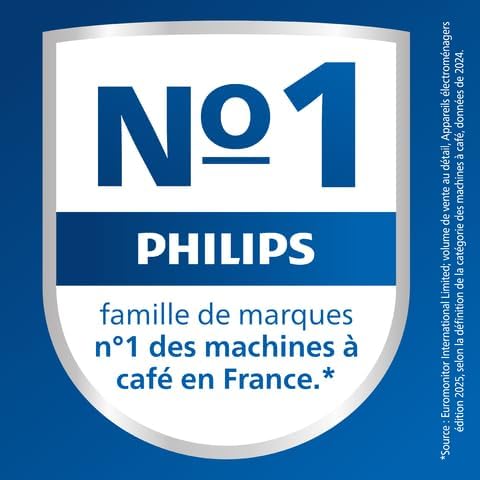 Expresso broyeur Série 5400 – 12 Spécialités de Café, Carafe LatteGo facile à nettoyer, Ecran intuitif, 4 Profils Utilisateur, Machine à café à grain Noir (EP5441/50)