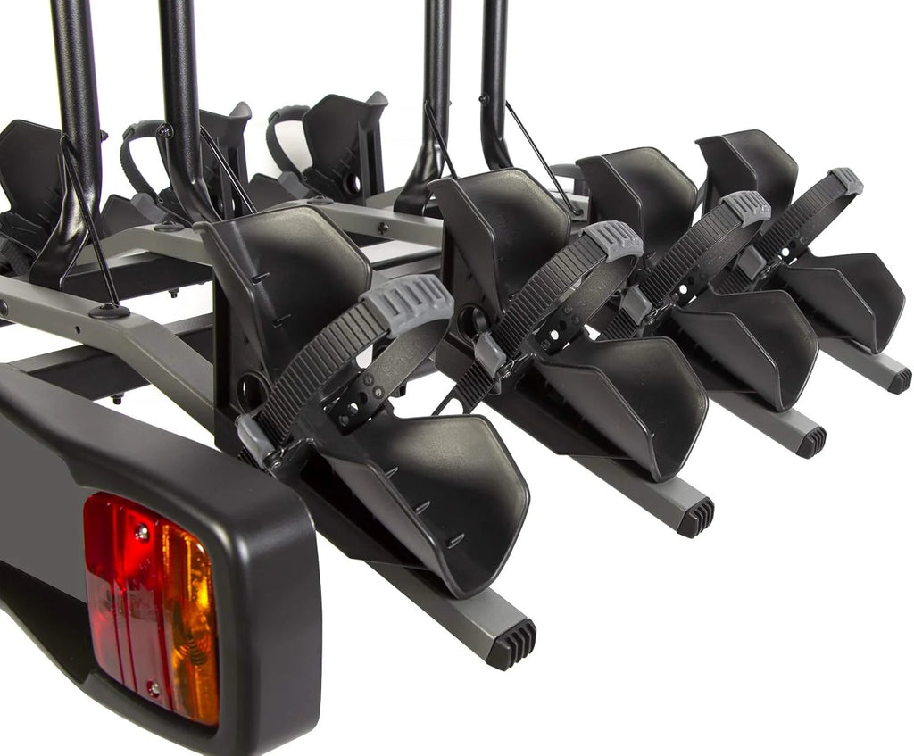BUZZRACER 4 porte-vélos attelage plateforme, stable et facile à installer