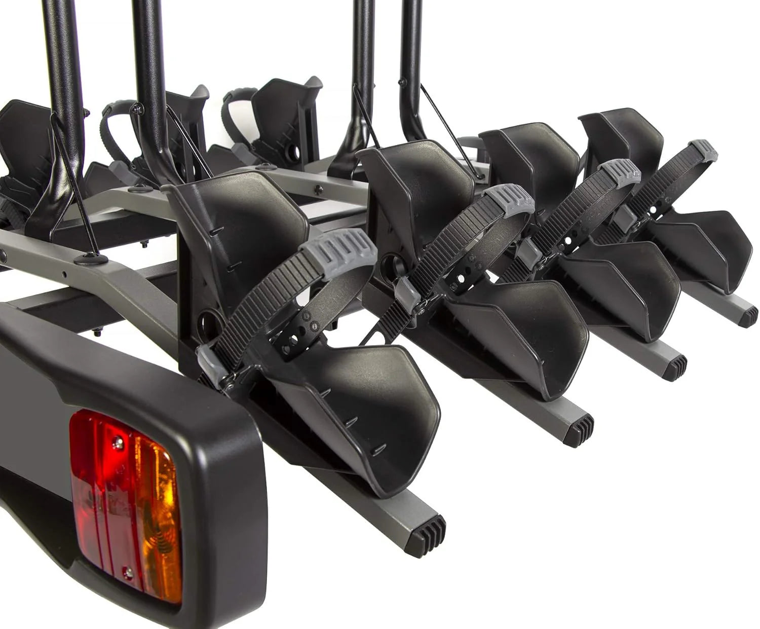 BUZZRACER 4 porte-vélos attelage plateforme, stable et facile à installer