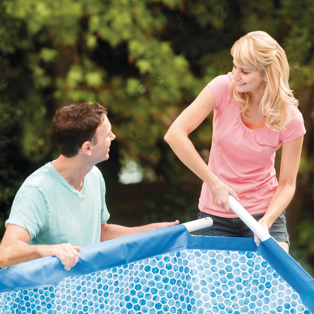 Intex Metal Frame Piscine démontable Sans épurateur 305 x 76 cm Bleu 28200NP
