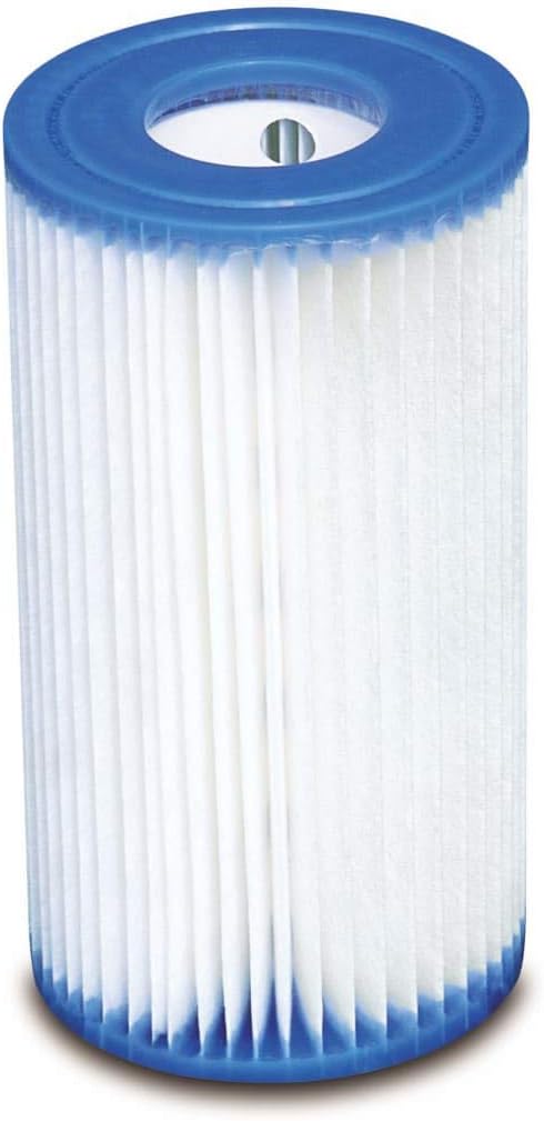 Intex Pompe filtrante à cartouche transparente Krystal - Système de filtration à cartouche de piscine - Gris - 900 L/H