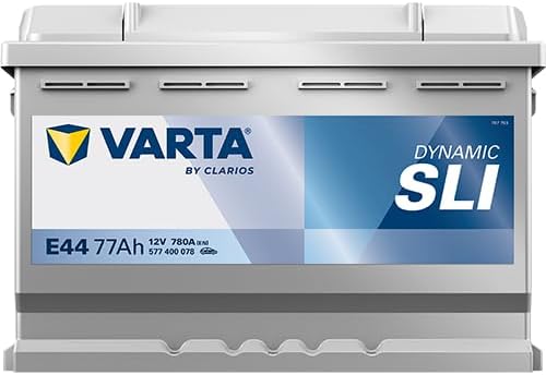Varta Silver Dynamic E44 Batterie Voitures, 12 V 77Ah 780 Amps (En)