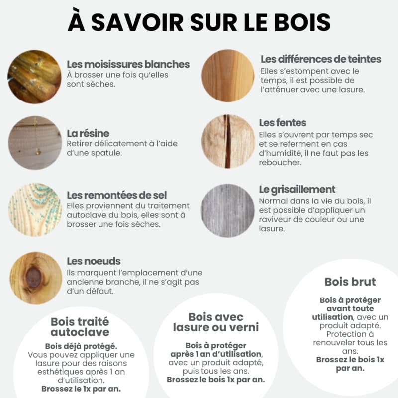 Tonnelle en Bois Magdalie 4x3 m - Pin sylvestre traité Autoclave, Structure Solide 4 poteaux 9x9 cm - Idéale terrasse, Jardin et Espace ombragé