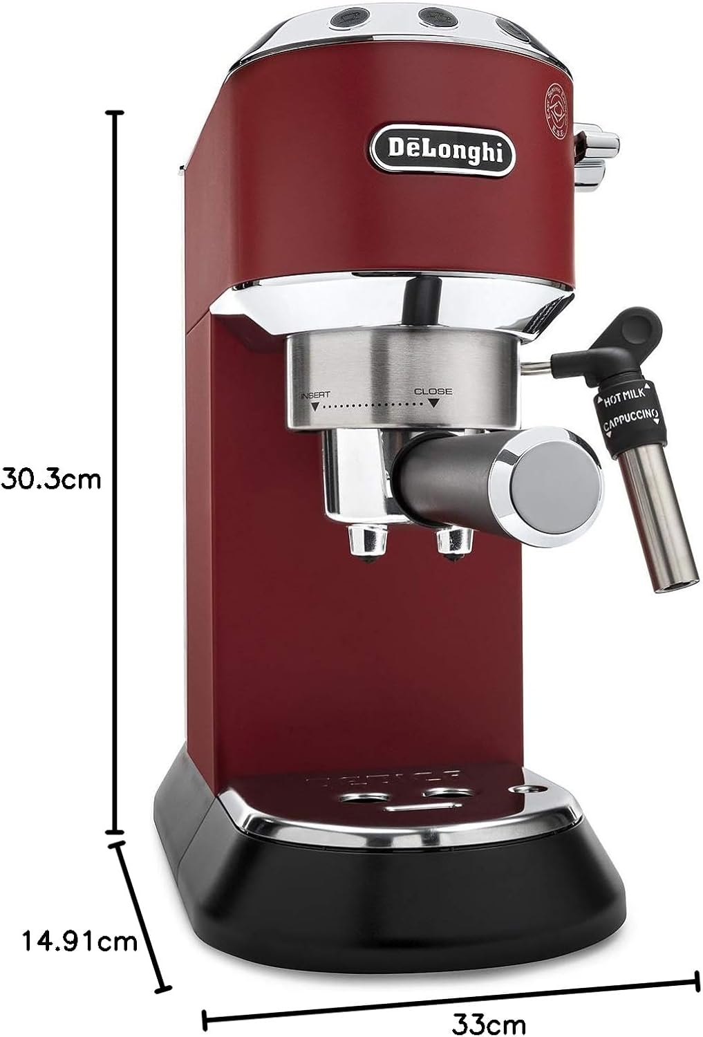 De'Longhi EC685M Dedica Deluxe Automatic Espresso Machine,35 oz, 1, Metallic