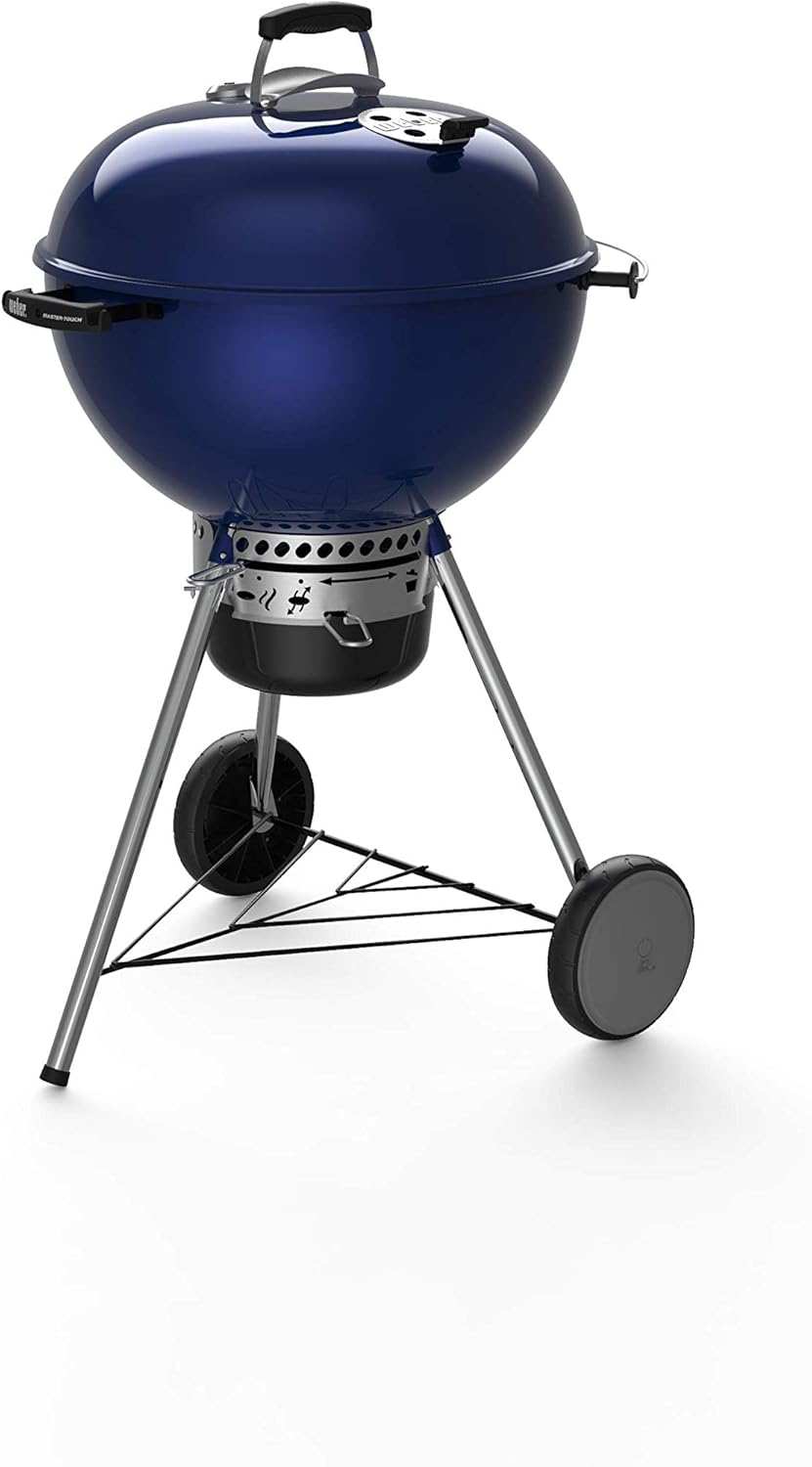 Weber Master-Touch 14516001 Barbecue au charbon de bois, bleu océan profond
