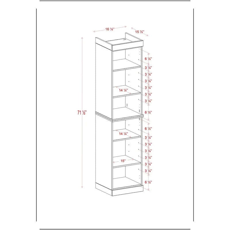 Meuble sous-vasque 100 % bois massif 42 cm avec portes en option par Palace Imports