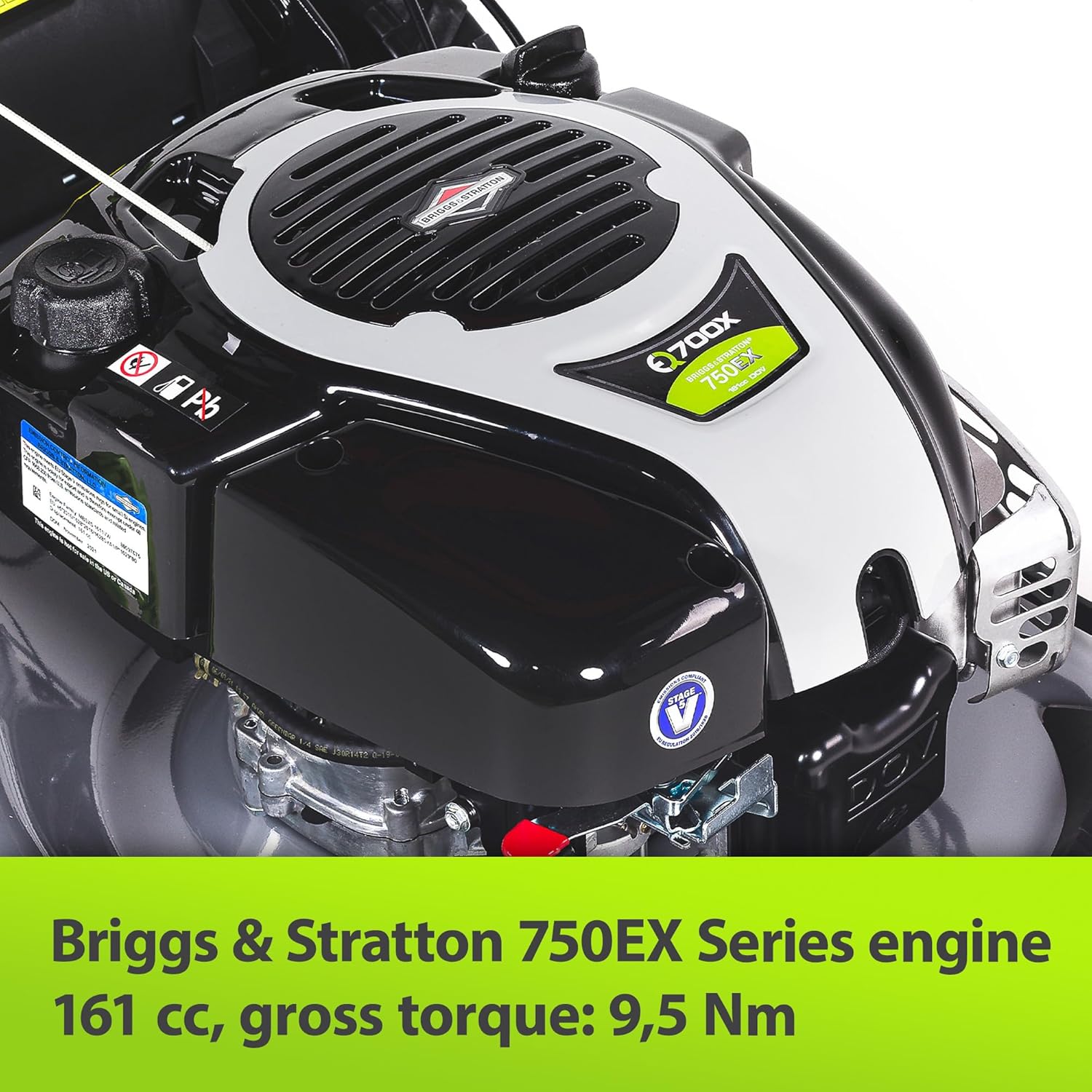 Murray Tondeuse Gazon Thermique EQ2-700X - Tondeuse à Gazon Essence Autotractée 4 en 1, 56cm - Bac à Gazon 75L pour Petites et Moyennes Pelouses - Tondeuse Thermique avec Moteur Briggs & Stratton