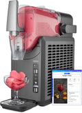 MEDION Machine à granité (boissons glacées, capacité 2,6L, réservoir 1,9L, slush machine pour boissons, 5 modes de boisson, machine a glace, préparation en 30–60min, compresseur, MD12090)
