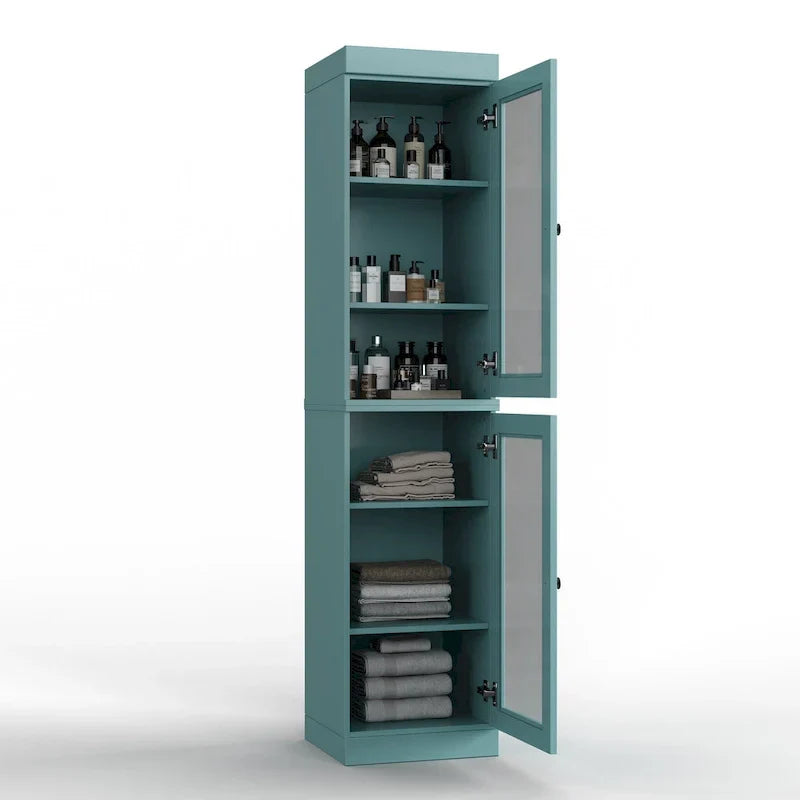 Meuble sous-vasque 100 % bois massif 42 cm avec portes en option par Palace Imports