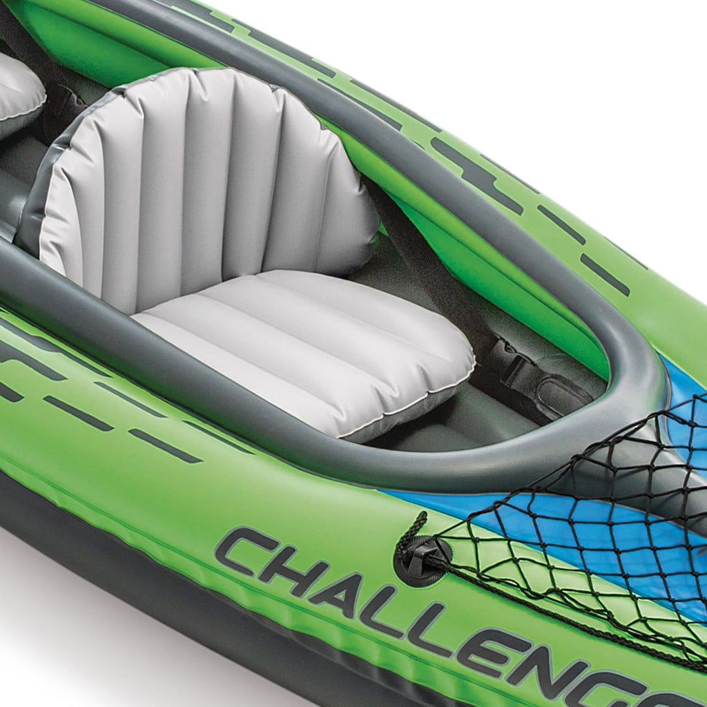 Intex Challenger K2 Bateau gonflable – Kayak gonflable – 351 x 76 x 38 cm – 3 pièces
