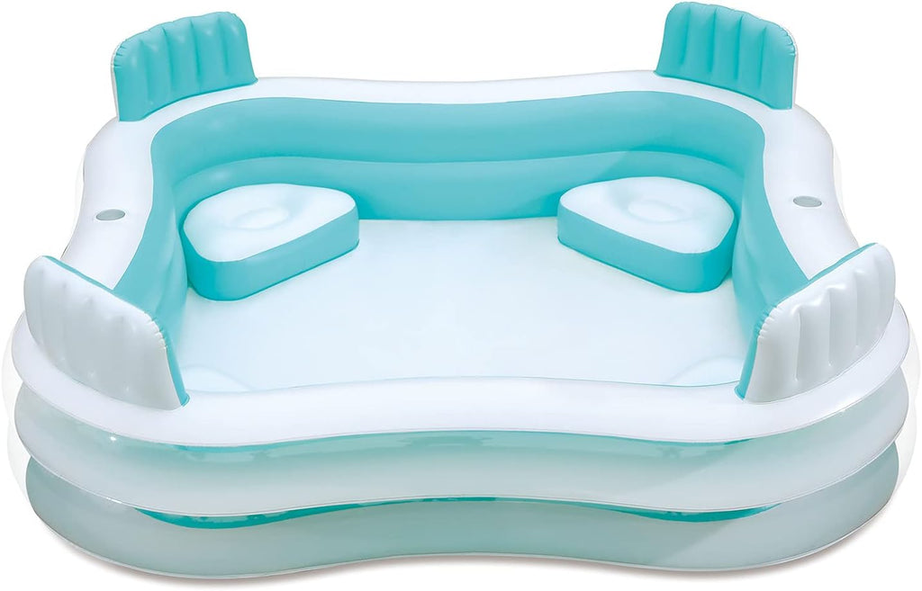 Piscine gonflable avec 4 sièges 223 x 223 x 66 cm Summer Waves