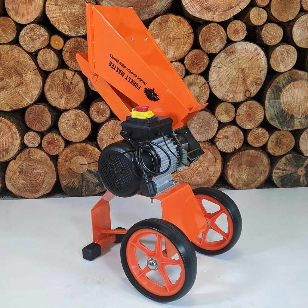 Forest Master FM4DDE broyeur de Jardin électrique 2800 W 4 CV pour Branches, Feuilles de Bois