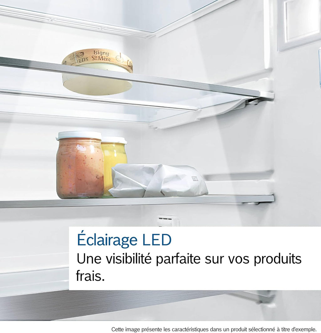 Bosch KIR41NSE0, Série 2, Petit réfrigérateur, Encastrable, 122,1 x 54,1 cm, 204 L