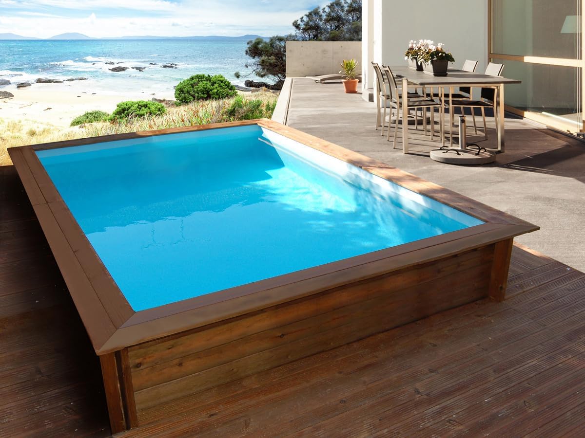 Piscine Bois Rectangle Toledo - 3.20 x 2.20 x 0.71 m