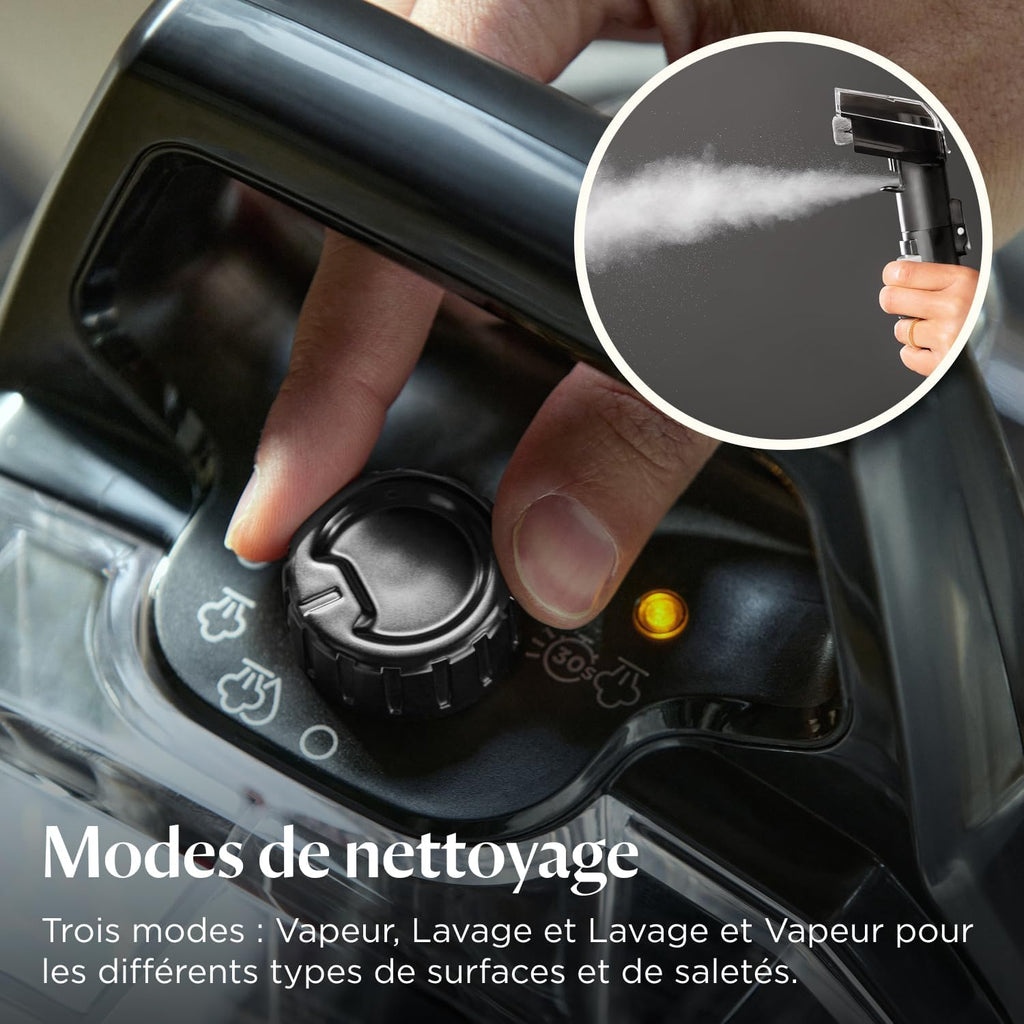 SpotClean HydroSteam, Shampouineuse Canapé, Moteur Puissant de 1000W, Nettoyeur Vapeur avec Technologie HydroSteam, Nettoyeur pour Tapis, Moquettes, Meubles, Tissus, Voiture & Plus, 3689N
