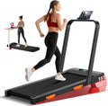 UMAY Tapis de Course Pliable Inclinable 15%, Tapis de Marche Inclinable 6 en 1 avec Moteur Silencieux, Walking Pad,136KG