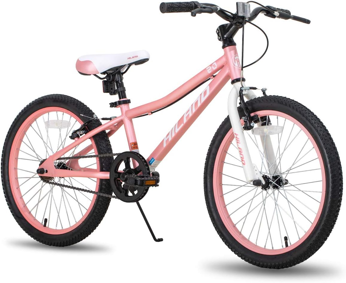 HILAND Climber Vélo VTT Enfant 20 Pouces, pour Garçon et Fille de 6 à 9 Ans, Freins V-Brake, Vélo Enfant