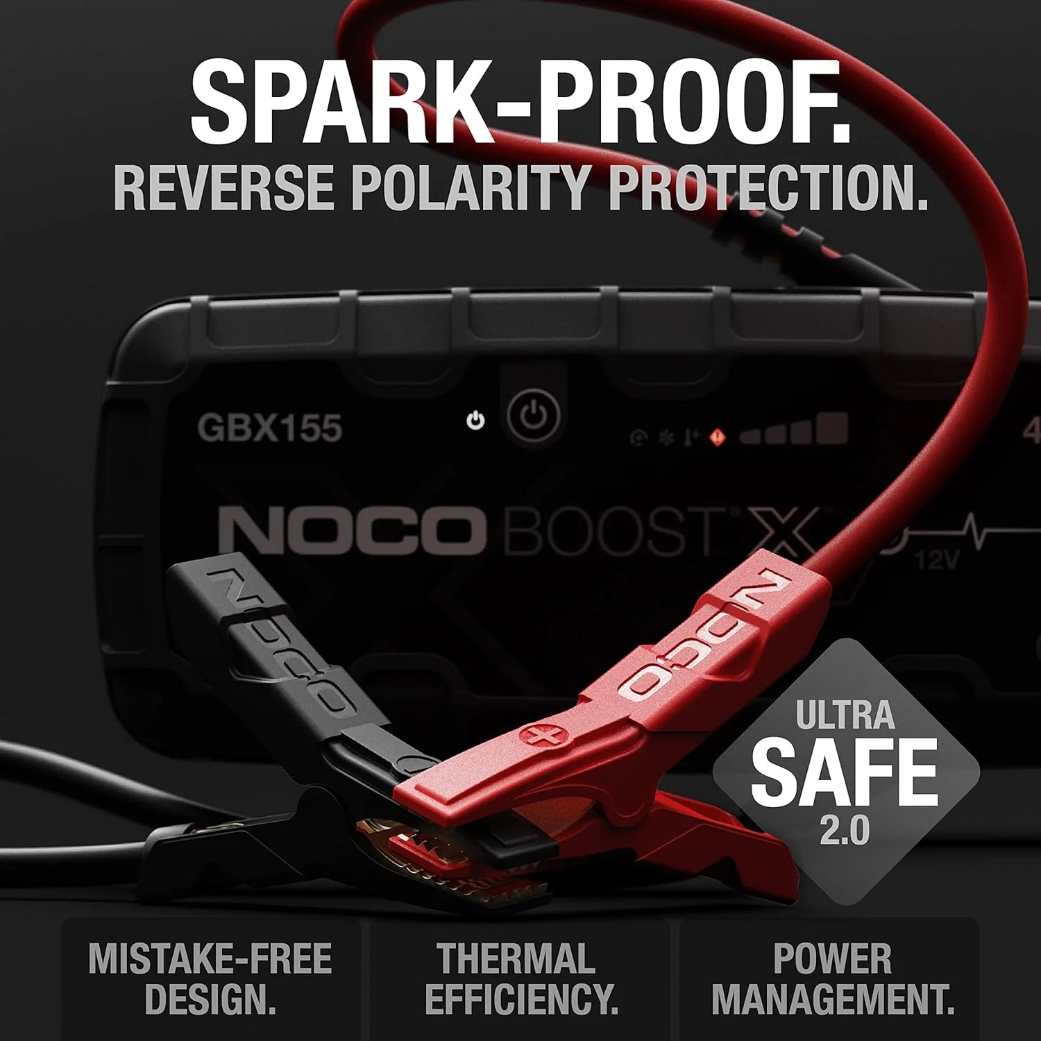 NOCO Boost X GBX155 Booster Batterie 4250A USB-C pour moteur essence/diesel