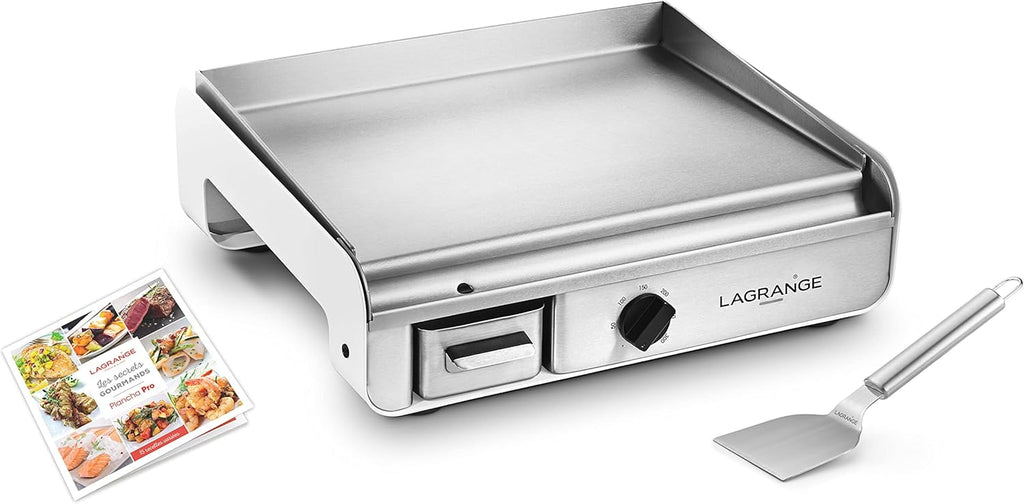 Lagrange 219104 Plancha Pro Blanche, 2300W