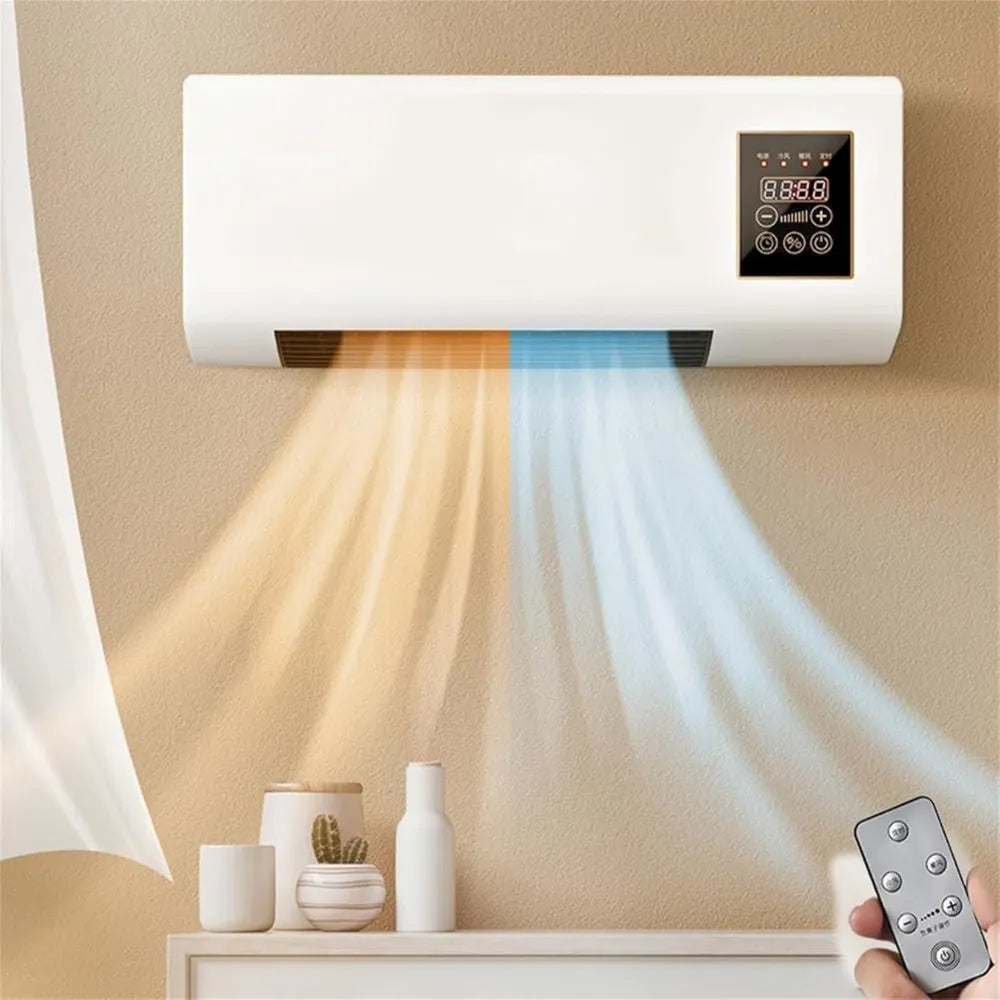 Climatiseur mural compact avec télécommande pour maison et bureau