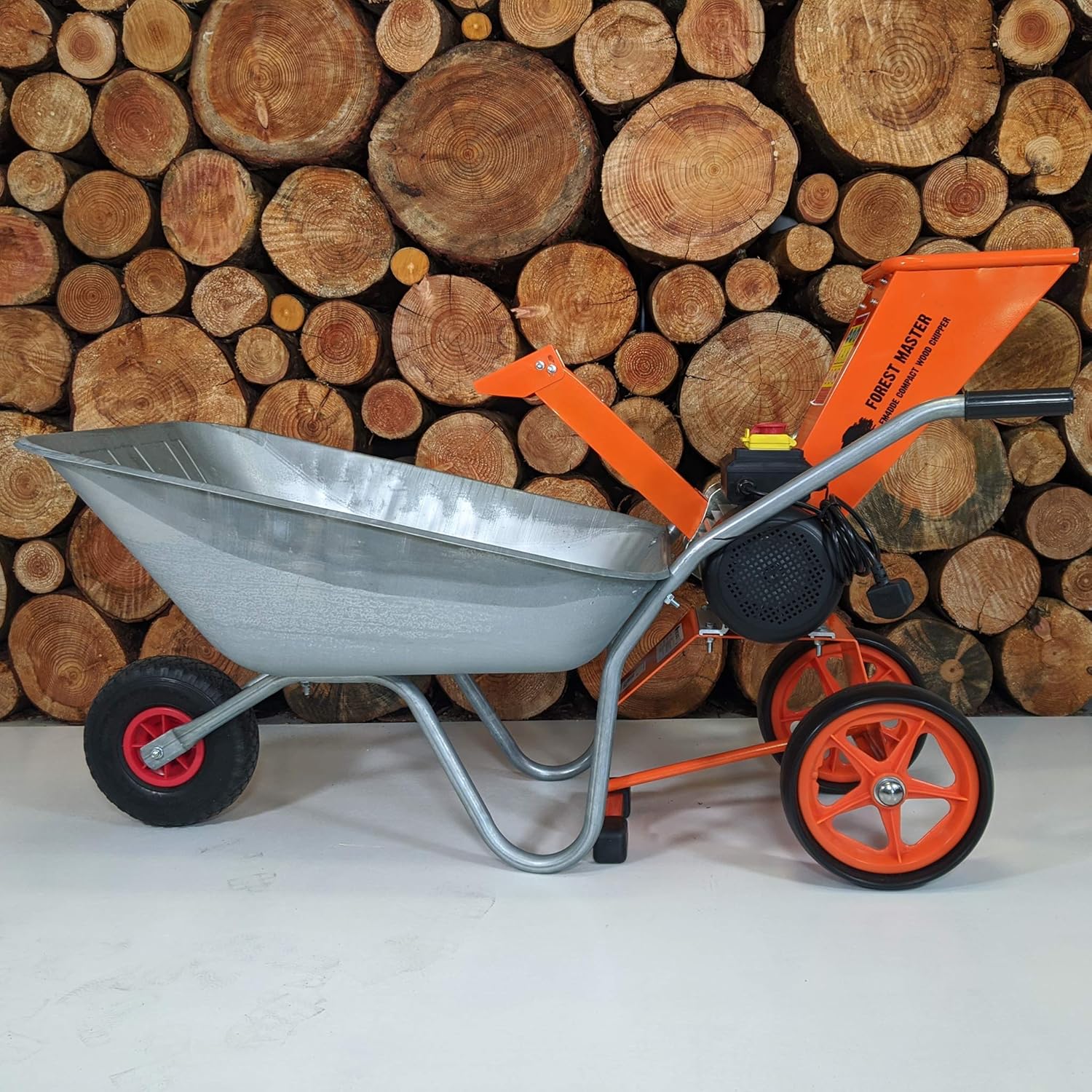 Forest Master FM4DDE broyeur de Jardin électrique 2800 W 4 CV pour Branches, Feuilles de Bois