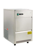 METRO Professional Machine à glaçons GIM1026B, Acier inoxydable, 42 x 51.4 x 65.5 cm, 170 W, 26 kg / 24 h, forme conique creuse, argentée