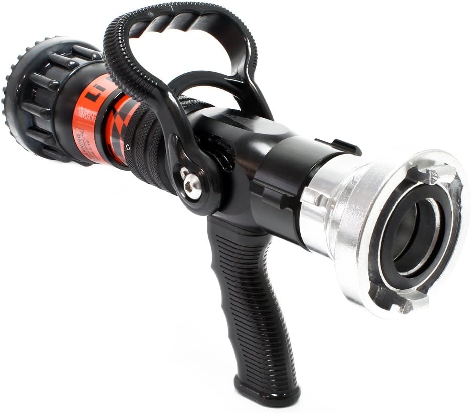 Wiltec Lance d'incendie C2 - avec Jet creux réglable 150/180/300/450/660 l/min - matériel de Lutte contre l'incendie Tuyaux Sapeurs Pompiers Irrigation Arrosage