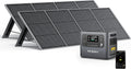 AFERIY Générateur Solaire 2400W avec 2x200W Panneau Solaire, 2048Wh Batteries LiFePO4, Sorties AC 220V-240V, Panneau Solaire Pliable avec Ports USB, IP65, pour Camping/Maison/Domicile
