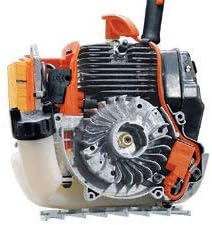 Stihl Débroussailleuse FS120R, 30,8CC, 1,3 KW/1,8 CV, poids 6,0 kg, pour herbe tenace avec système antivibrant, Alimenté au gaz
