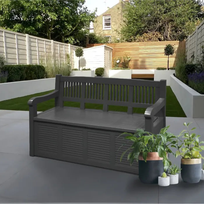 Banc Coffre De Rangement Plastique Salzburg Coffre de jardin
