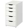IKEA Alex Meuble à tiroirs Blanc 36 x 70 cm